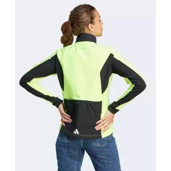 adidas The COLD.RDY Cycling Jacket Women's Lucid Lemon Size XL NWT - Picture 9 of 9